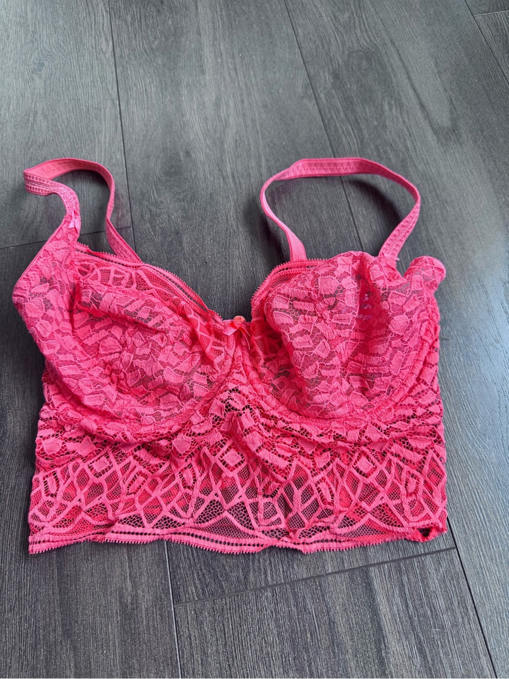 Gorgeous Freya longline Lace Bralette with Underwire